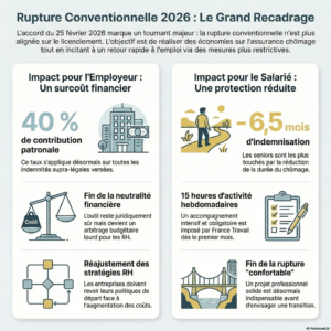 réforme rupture conventionnelle 2026 notebook lm